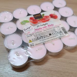 VELAS FRESA Y NATA
