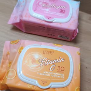 TOALLITAS DESMAQUILLANTE VITAMINA C O DE COLAGENO