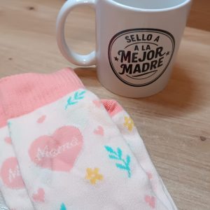 TAZA CON CALCETIN MAMA
