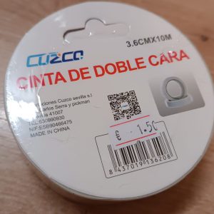 CINTA ADHESIVA DOBLE CARA