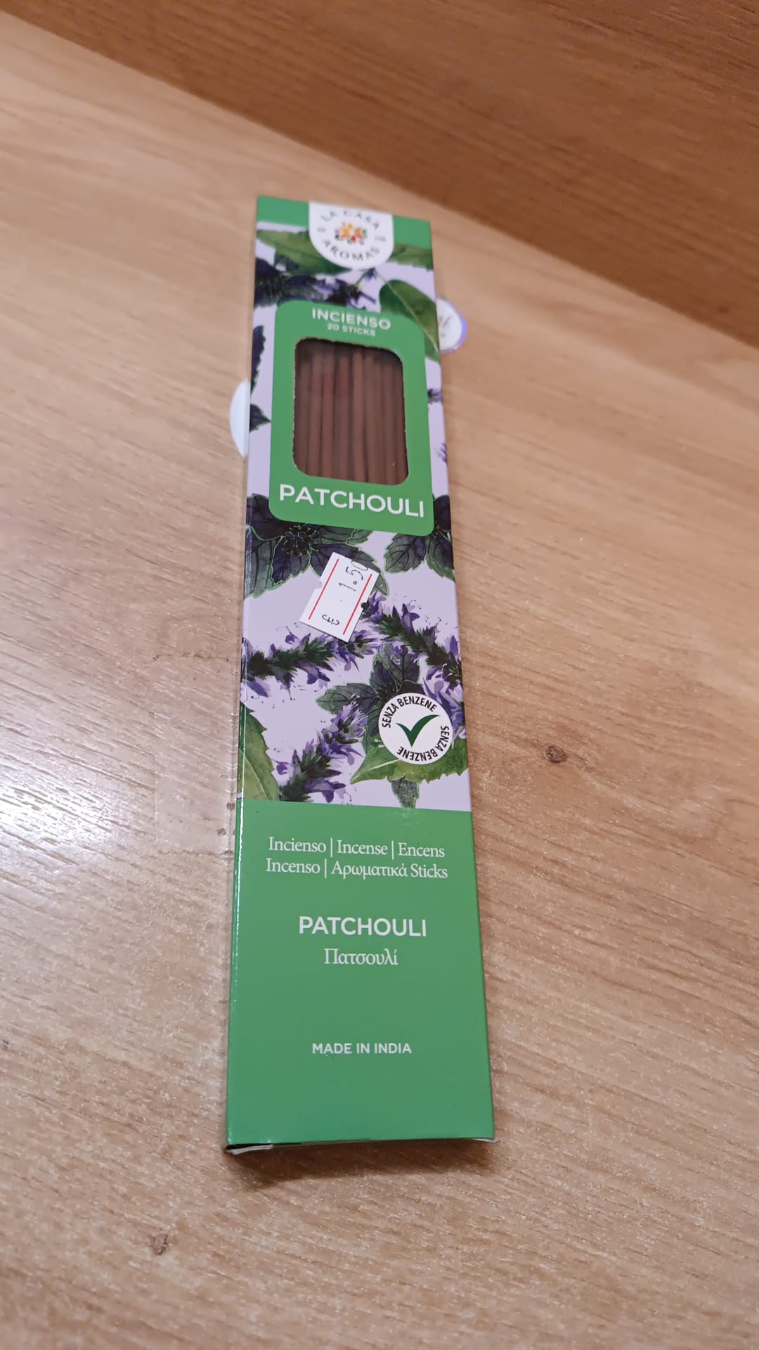 INCIENSO VARILLAS PACHULI