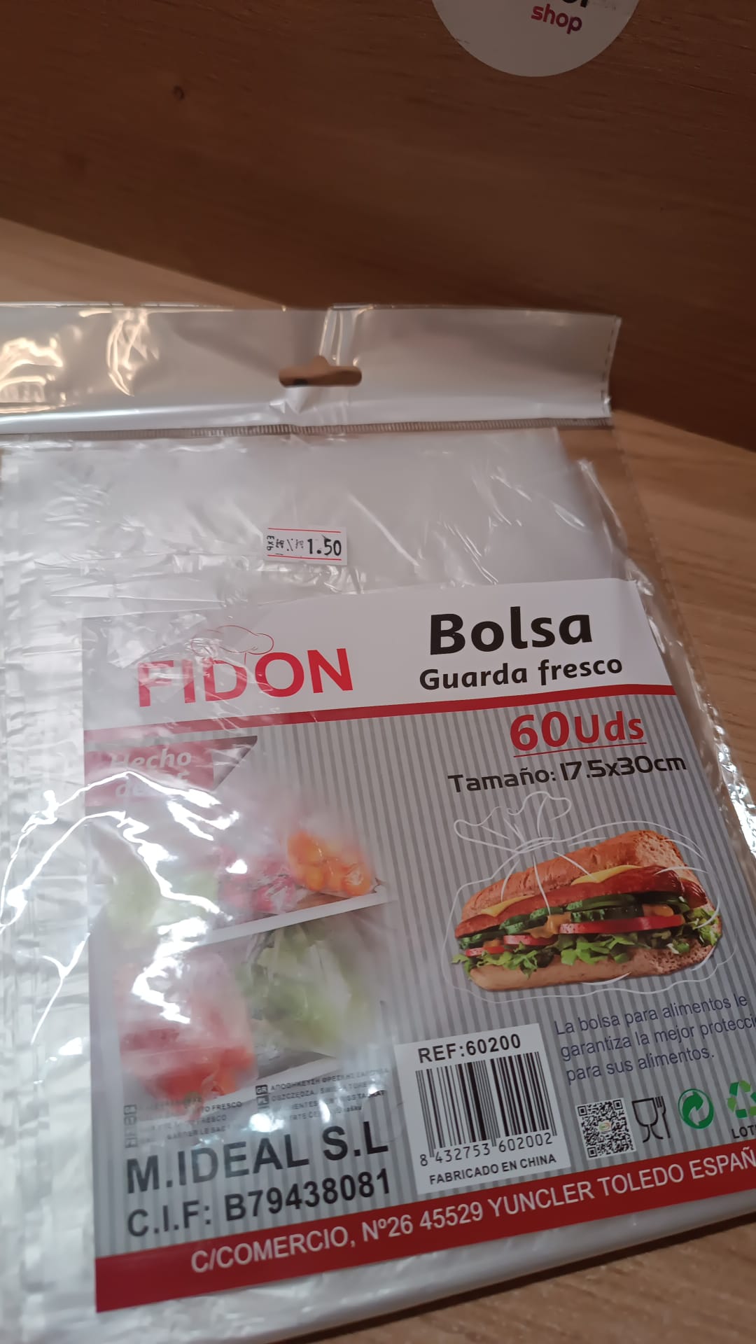 60 BOLSAS GUARDA FRECO