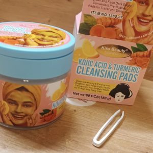 60 DISCOS LIMPIADORES FACIALES DE LIMON Y CURCUMA
