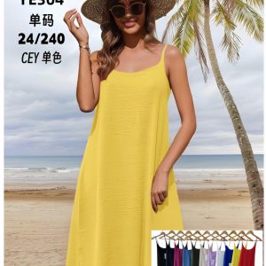 VESTIDO TALLA UNICA HASTA XXL EN VARIOS COLORES